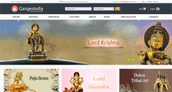 Desktop Screenshot of gangesindia.com